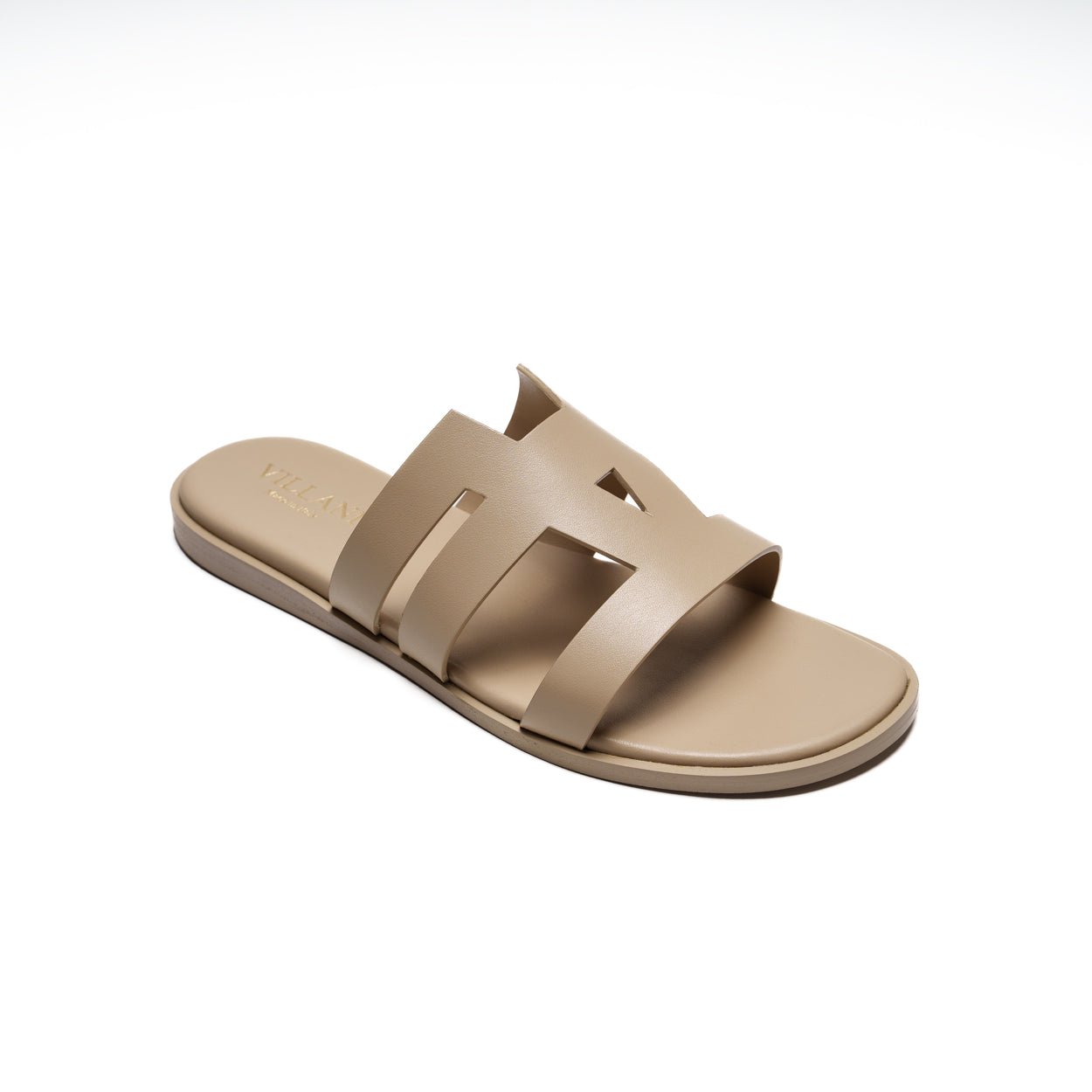 Sandali da Uomo in pelle - BEIGE - VILLANI - VillaniNapoli