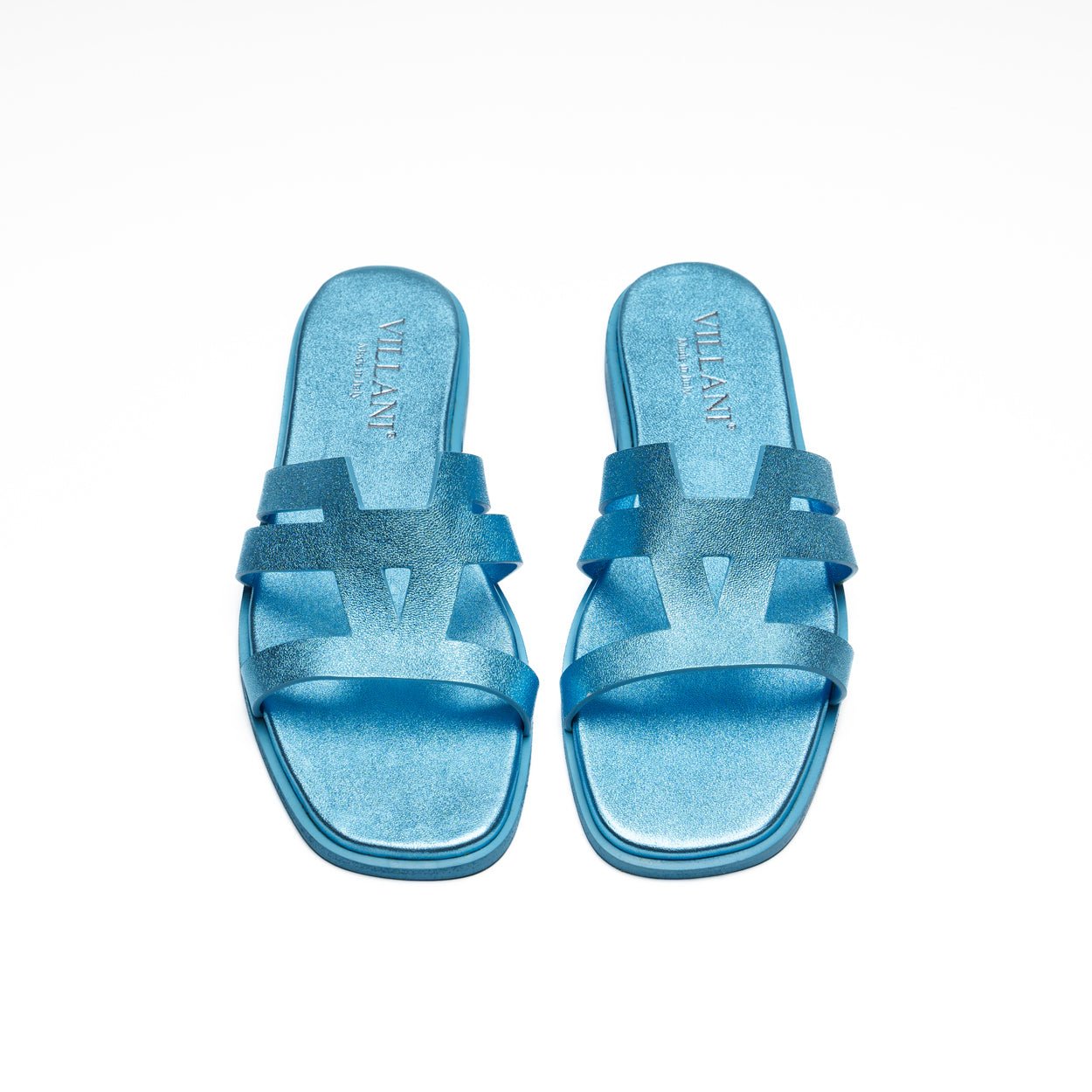 Sandali da Donna in pelle - CELESTE - VILLANI - VillaniNapoli