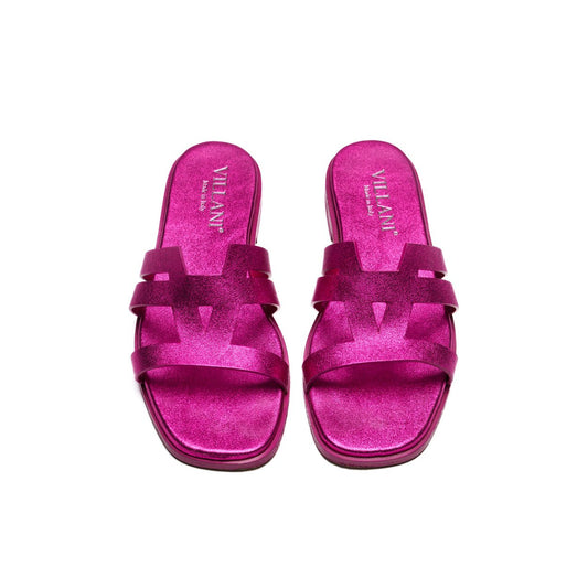 Sandali da Donna in pelle - FUCSIA - VILLANI - VillaniNapoli