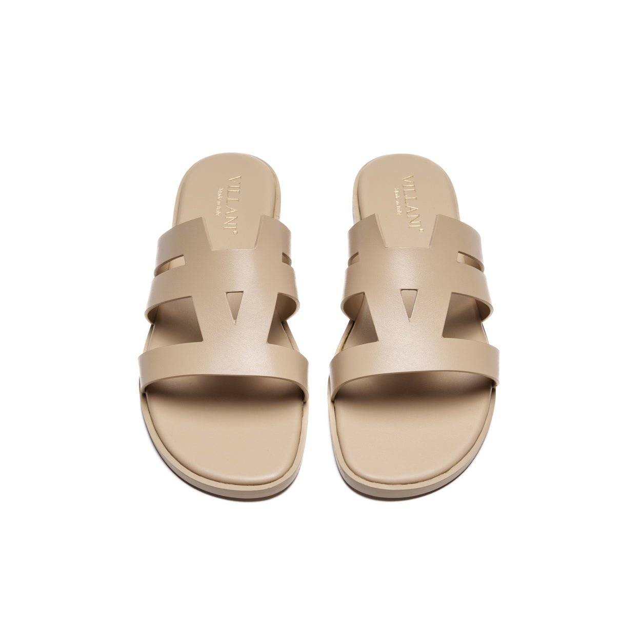 Sandali da Uomo in pelle - BEIGE - VILLANI - VillaniNapoli